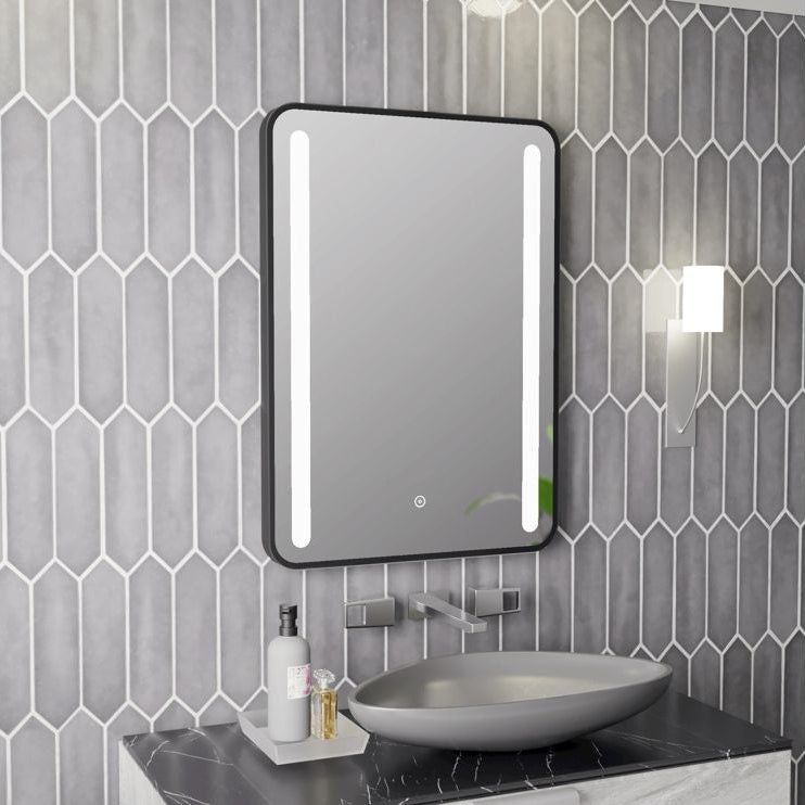 Frontier 500x700mm Rounded Front-Lit LED Mirror