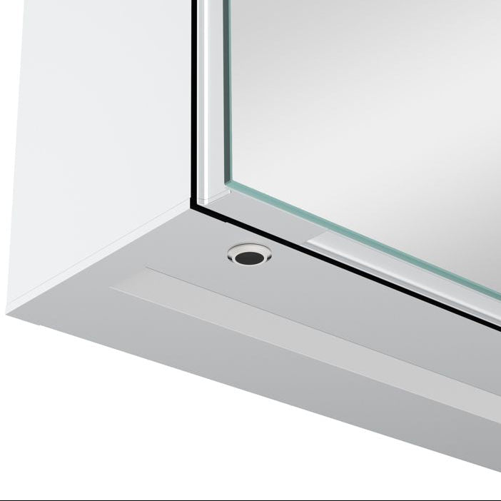 Rika 500mm 1 Door Front-Lit LED Mirror Cabinet