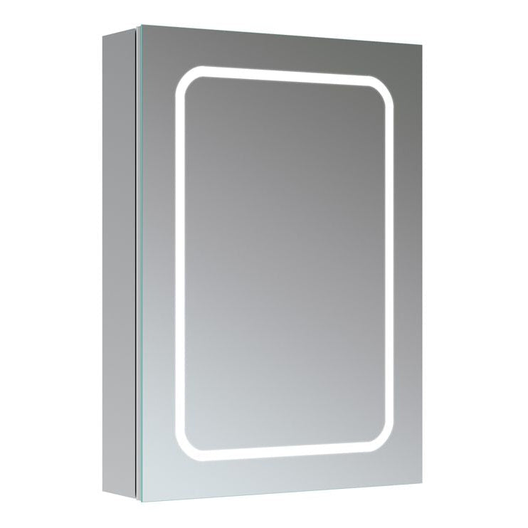 Rika 500mm 1 Door Front-Lit LED Mirror Cabinet