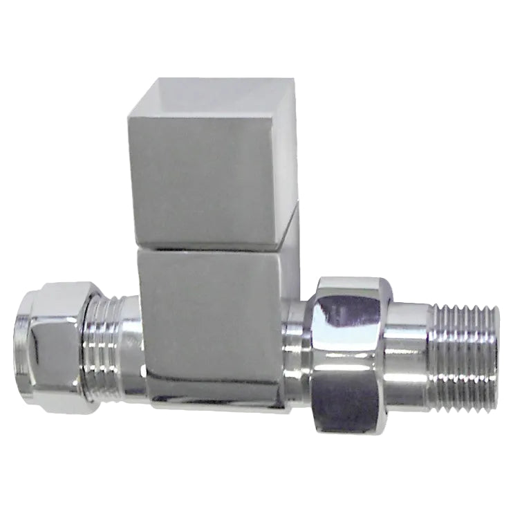 Square Chrome Radiator Valves
