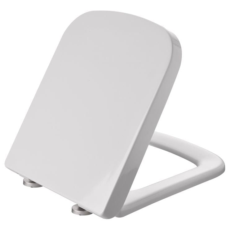 Cedarwood Rimless Short Projection Close Coupled Open Back WC & Wrapover Soft Close Seat