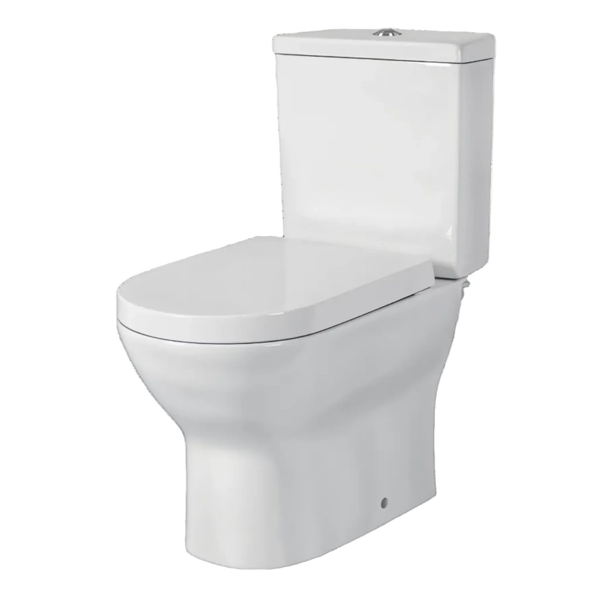 Bathroom Basic white ceramic Set - 4 Items