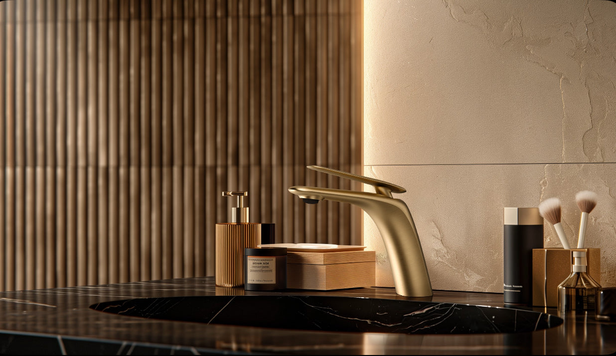 Sculptor Brass Basin Mixer - 4 Variants