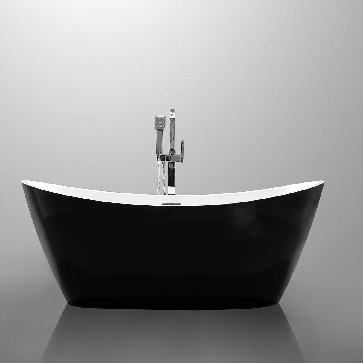 NOIR Freestanding Bathtub black/white 1710mm