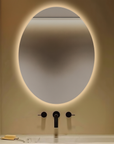 OVAL LED 800MM X 600MM / ANTI-FOG / MOTION SENSOR MIRROR