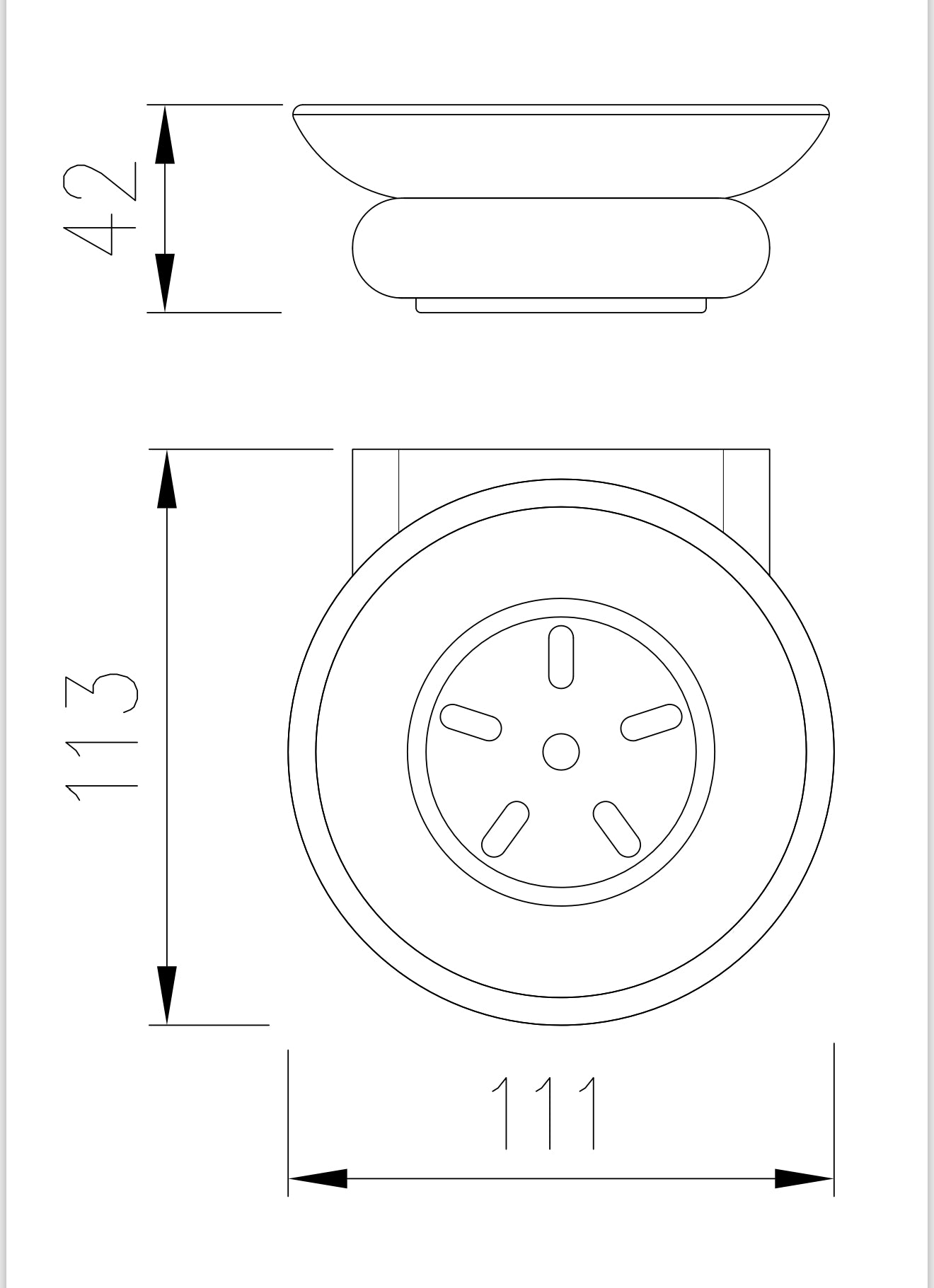 Product dimensions