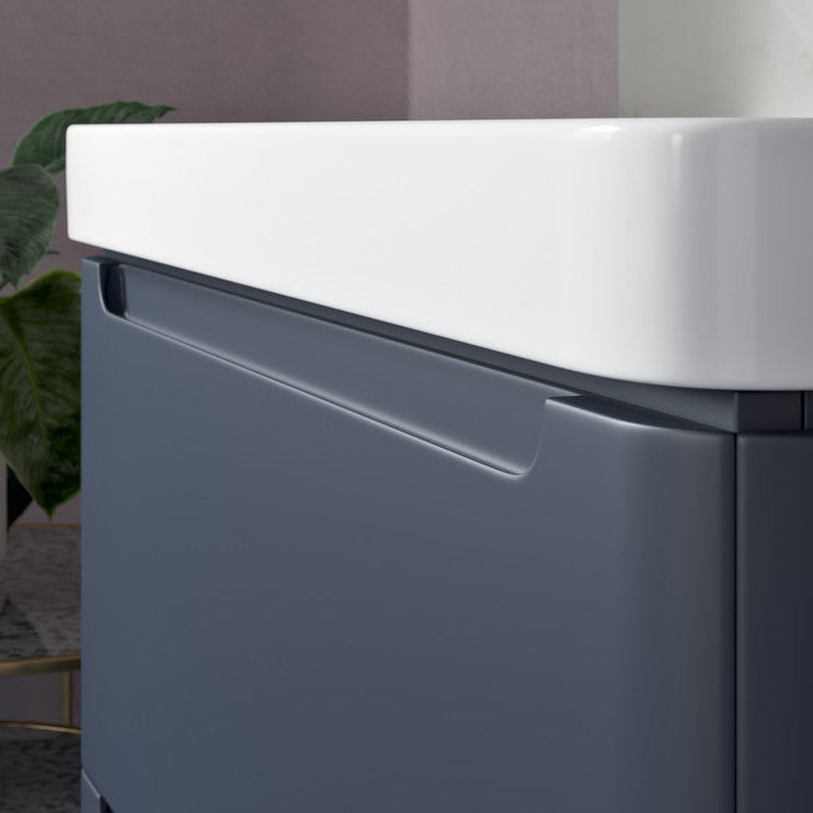 Lambra 2 Door Floor Standing Cloakroom Basin Unit