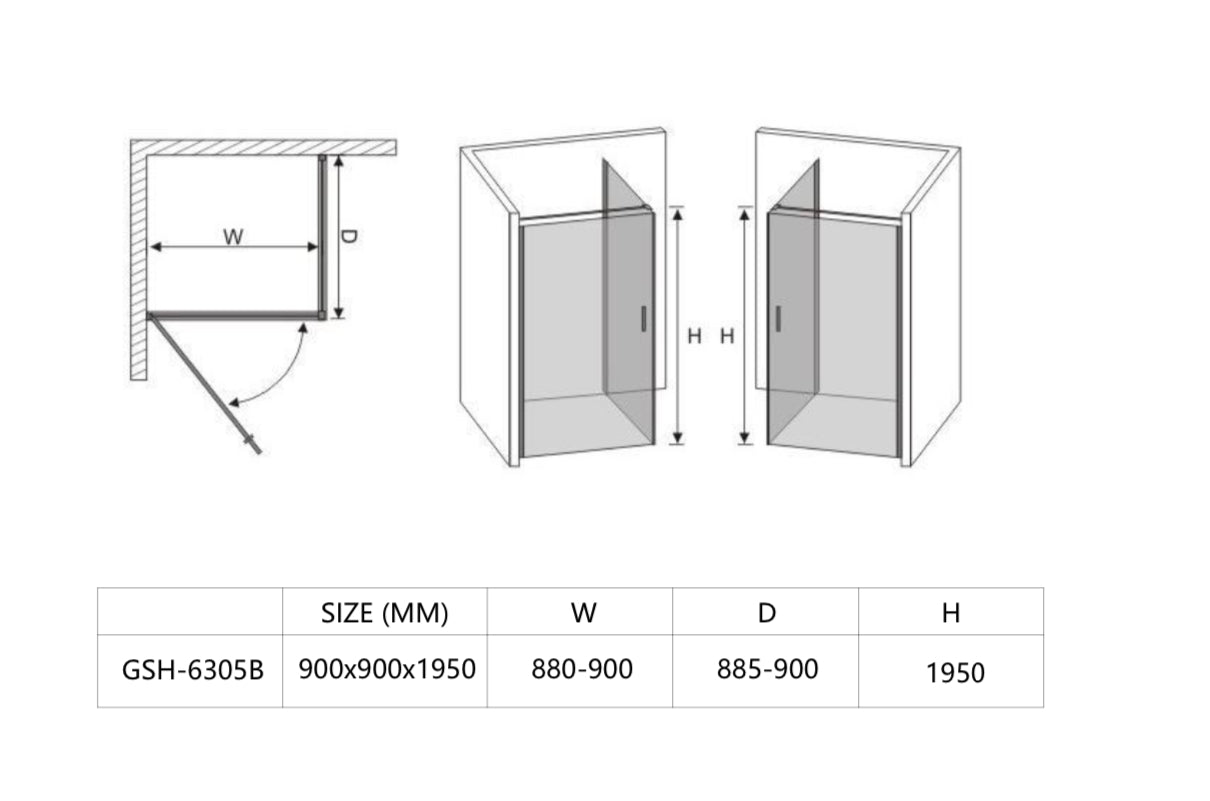 Product dimensions