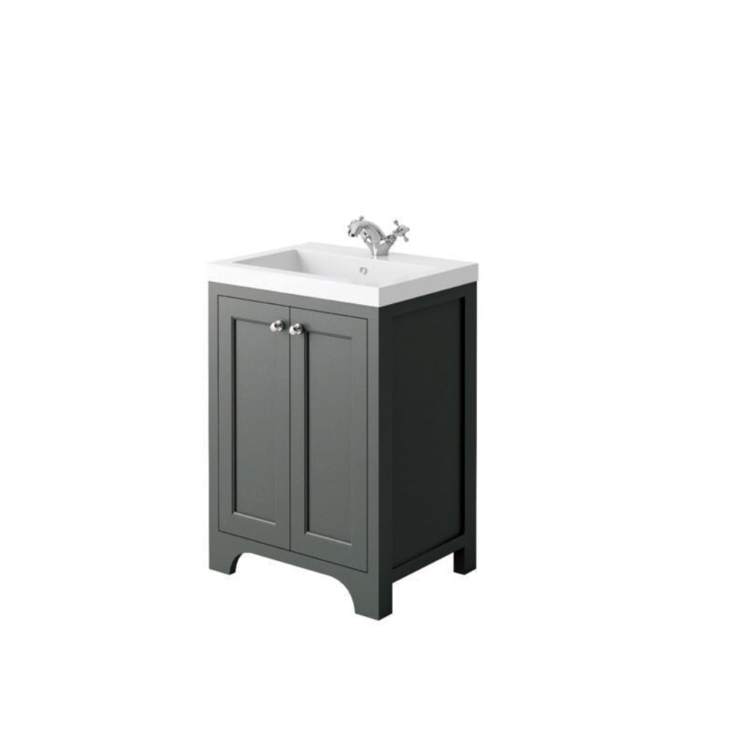 Brunswick Floor Standing 2 Door Basin Unit & Basin