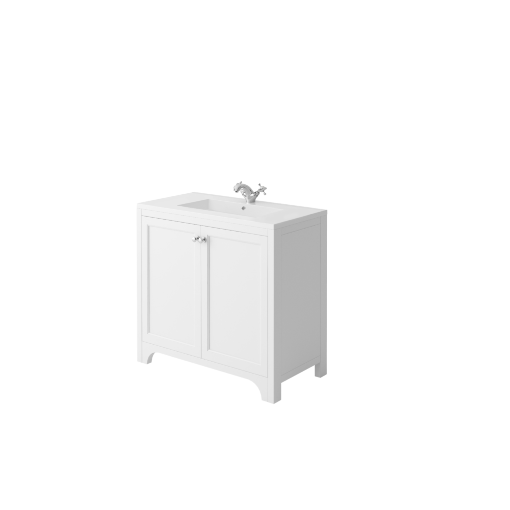 Brunswick Floor Standing 2 Door Basin Unit & Basin