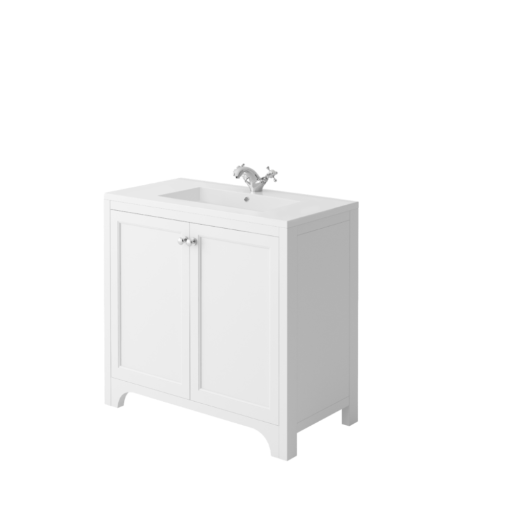 Brunswick Floor Standing 2 Door Basin Unit & Basin
