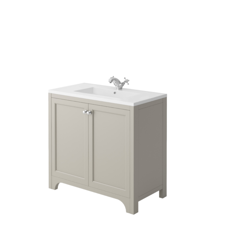 Brunswick Floor Standing 2 Door Basin Unit & Basin