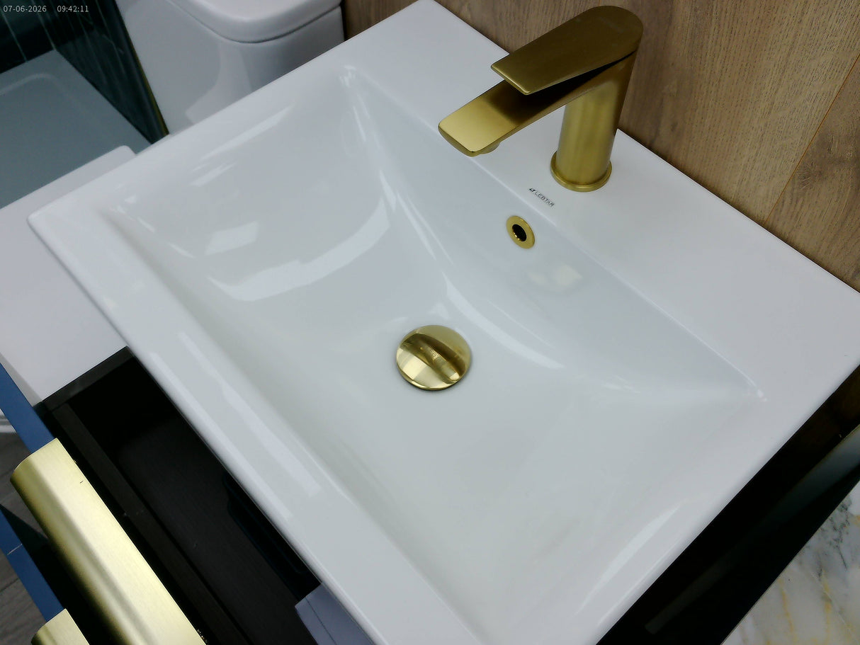 Blanch wall hung vanity set inc basin 500mm