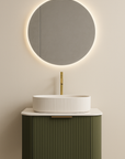 Brisa wall hung fluted vanity set 600mm X 500mm
