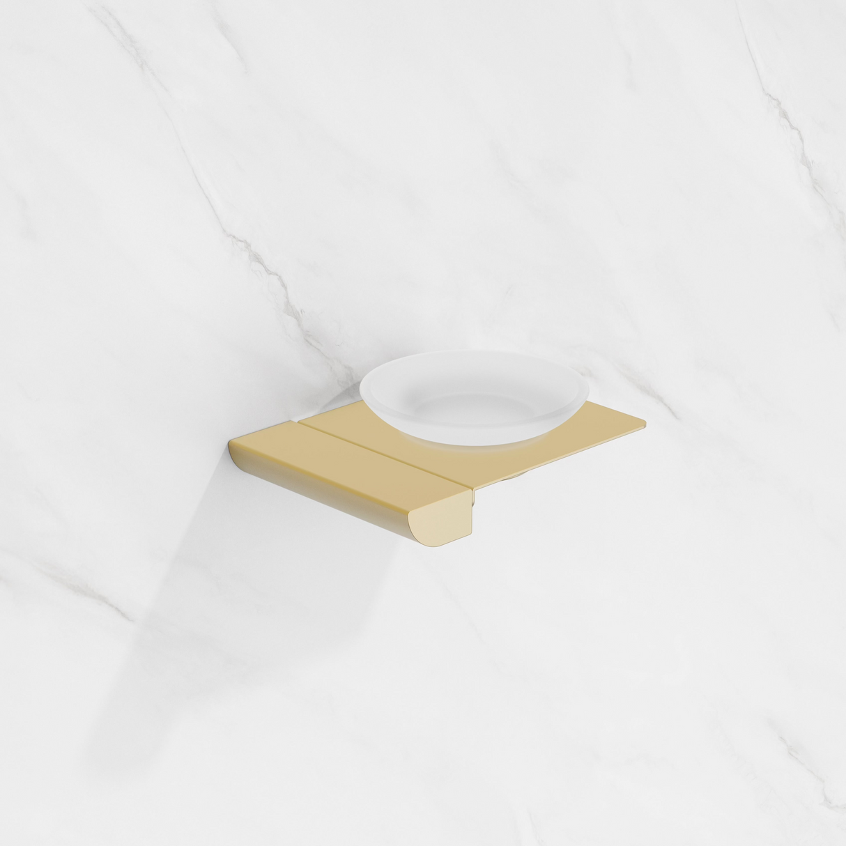 Lunaro Soap Dish brushed gold