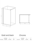 Chrome bathroom full set 10 items