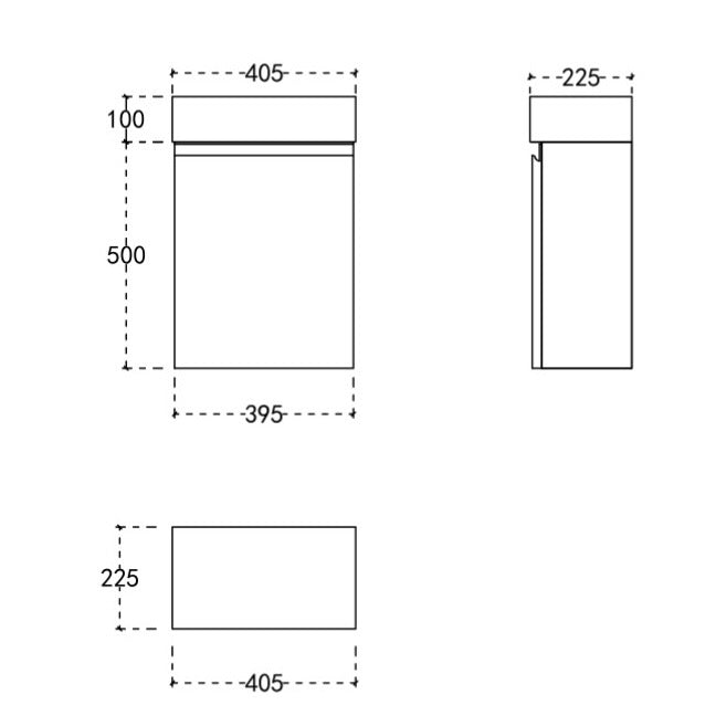 Aron cloakroom Unit 400 mm