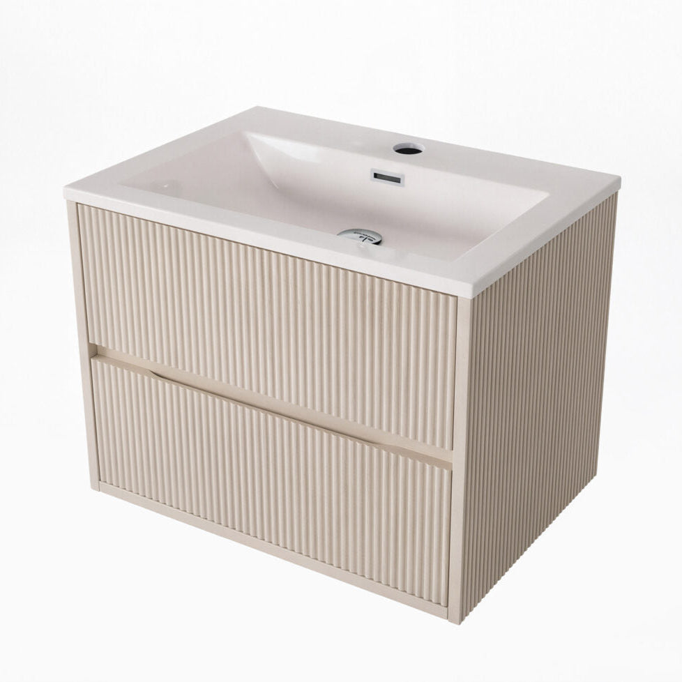 Linea Square wall hung vanity 600mm
