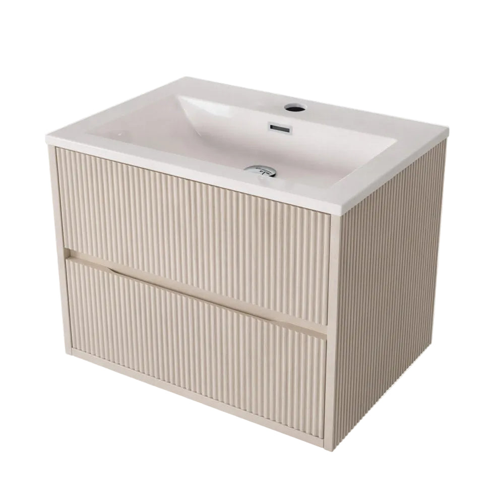Linea Square wall hung vanity 600mm