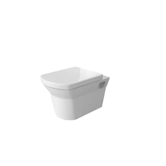 nuie lux Lulworth Square Wall Hung Pan With Seat