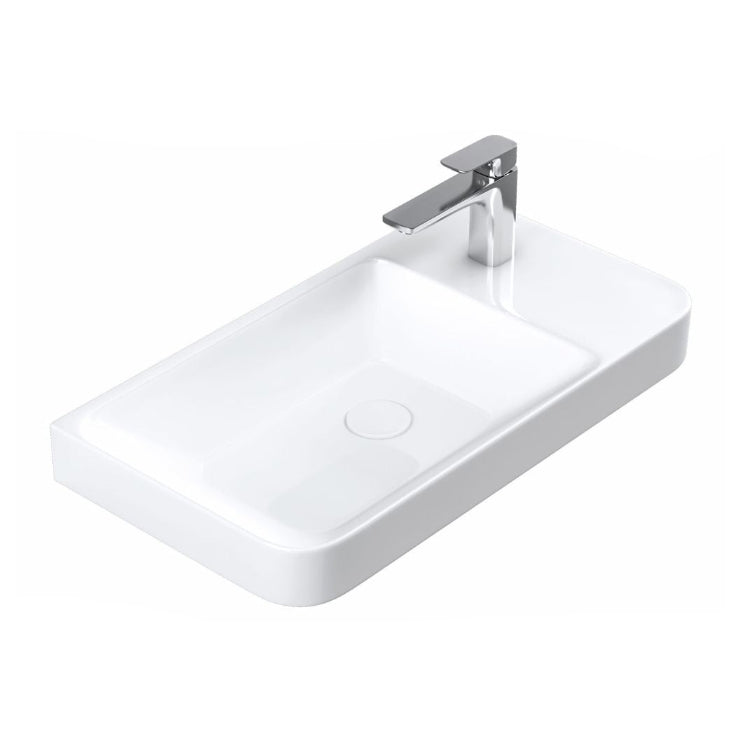 Kuba 550mm Floor Standing Slim Depth 1 Door Basin Unit & 1TH Basin