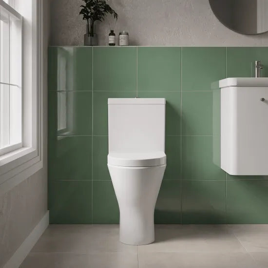 nuie Freya Rimless Close Coupled Toilet