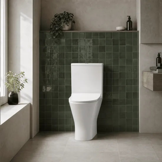 nuie Freya Rimless Close Coupled Toilet