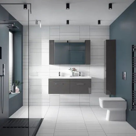 nuie Bliss Square Back to Wall Toilet Pan