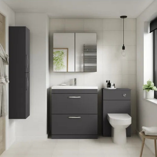 nuie Harmony Round Back to Wall Toilet Pan