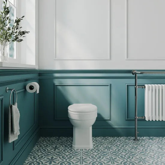 nuie Richmond Traditional Back to Wall Toilet Pan
