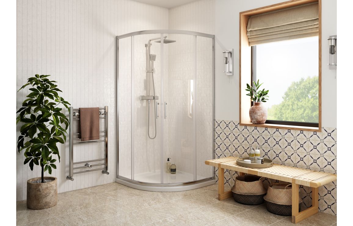 Full Suite set with 900mm Quadrant & Tray