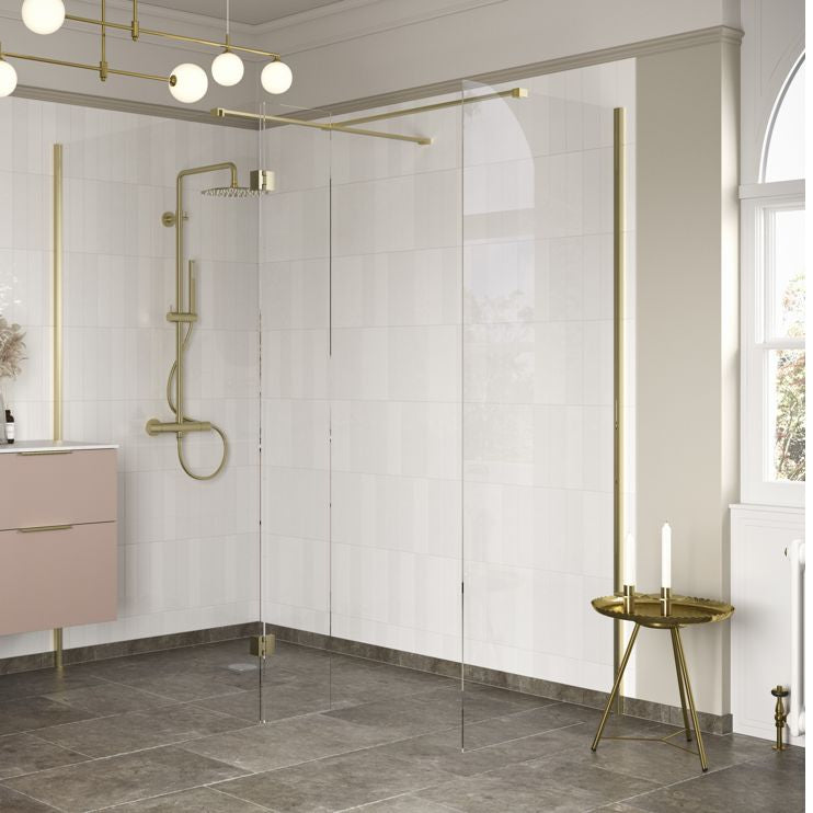 Iconix Optional 300mm Wetroom Hinged Splash Panel