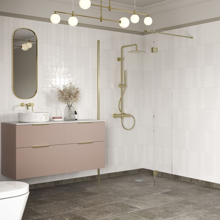 Iconix Wetroom Panel & Support Bar