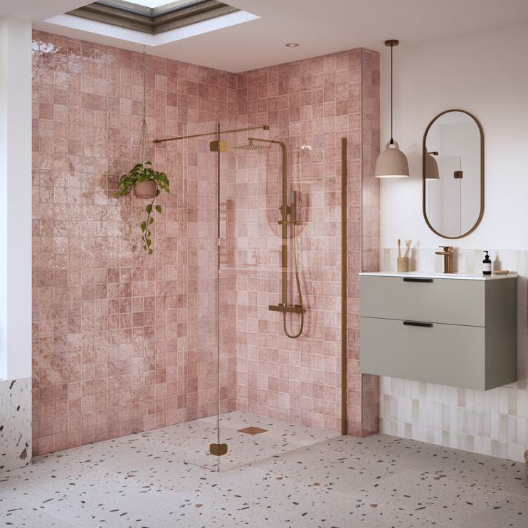 Iconix Optional 300mm Wetroom Hinged Splash Panel