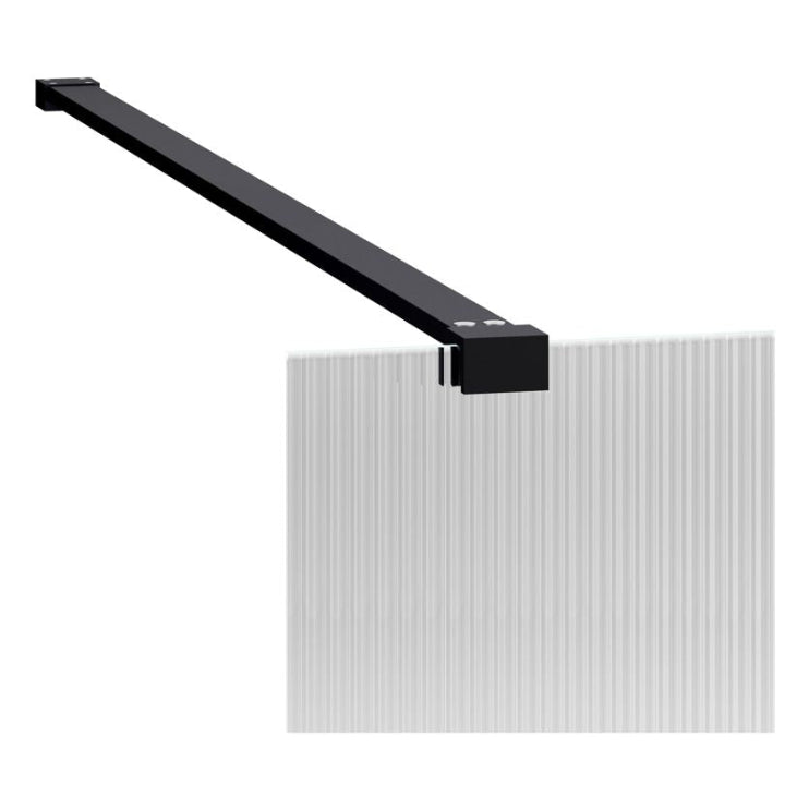 Iconix Fluted Wetroom Panel & Side Panel Arm