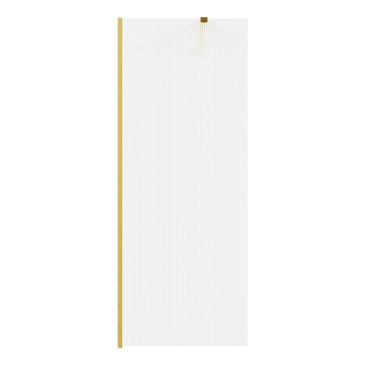 Iconix Fluted Wetroom Panel & Side Panel Arm