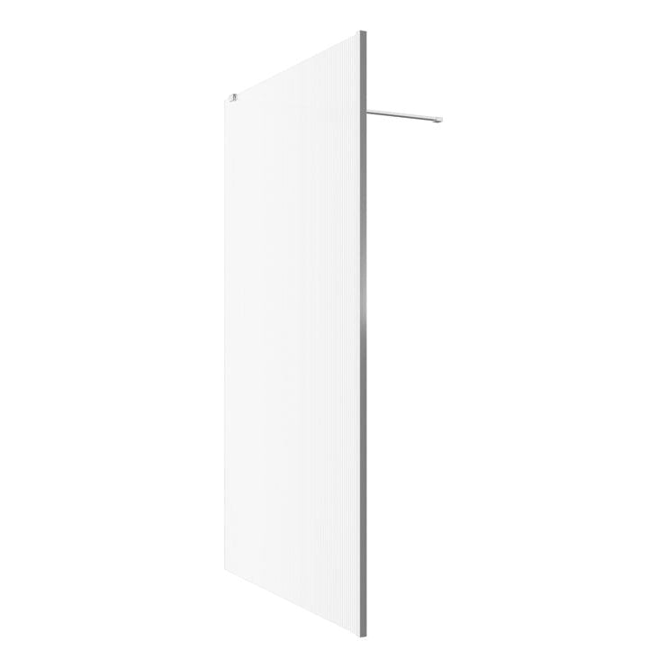 Iconix Fluted Wetroom Panel & Support Arm