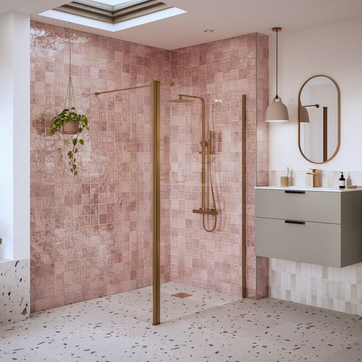 Iconix Optional 1950x300x8mm Rotatable Wetroom Panel (Full Hinge)