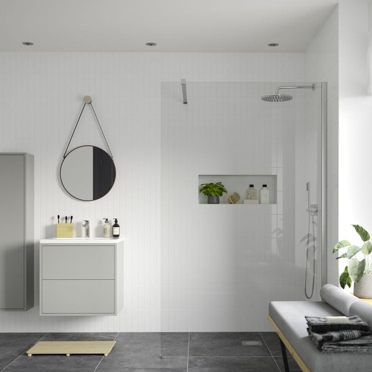 Iconix Wetroom Panel & Support Bar