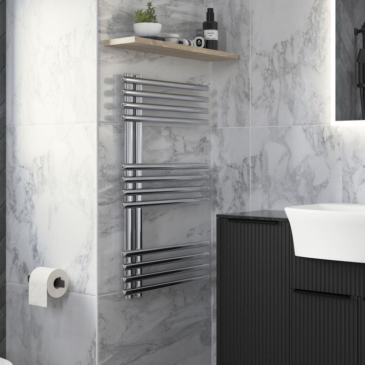 Rhondi Round Ladder Radiator (500x800x50mm) - Chrome