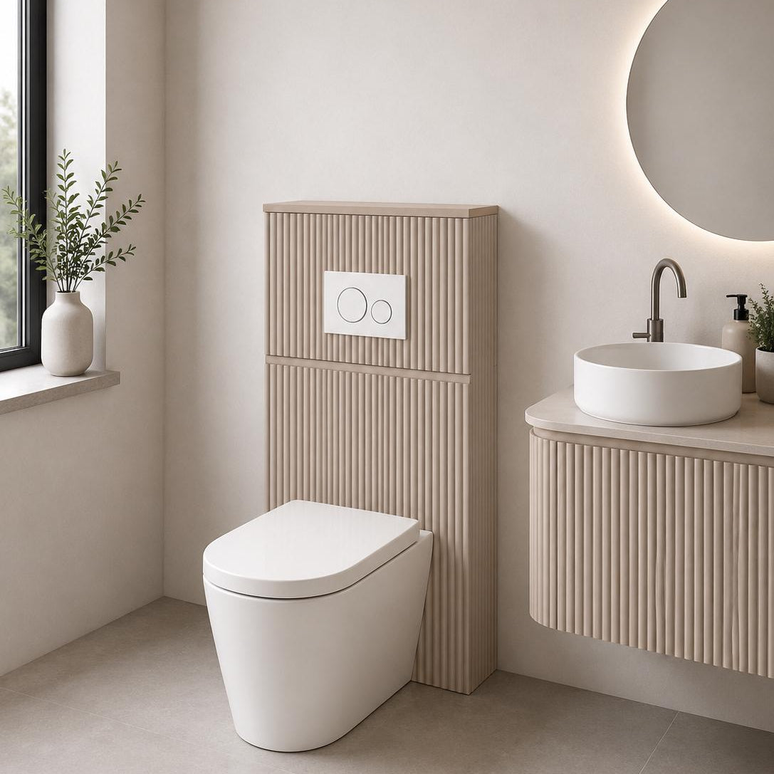 Aileen Fluted WC Unit - 600mm