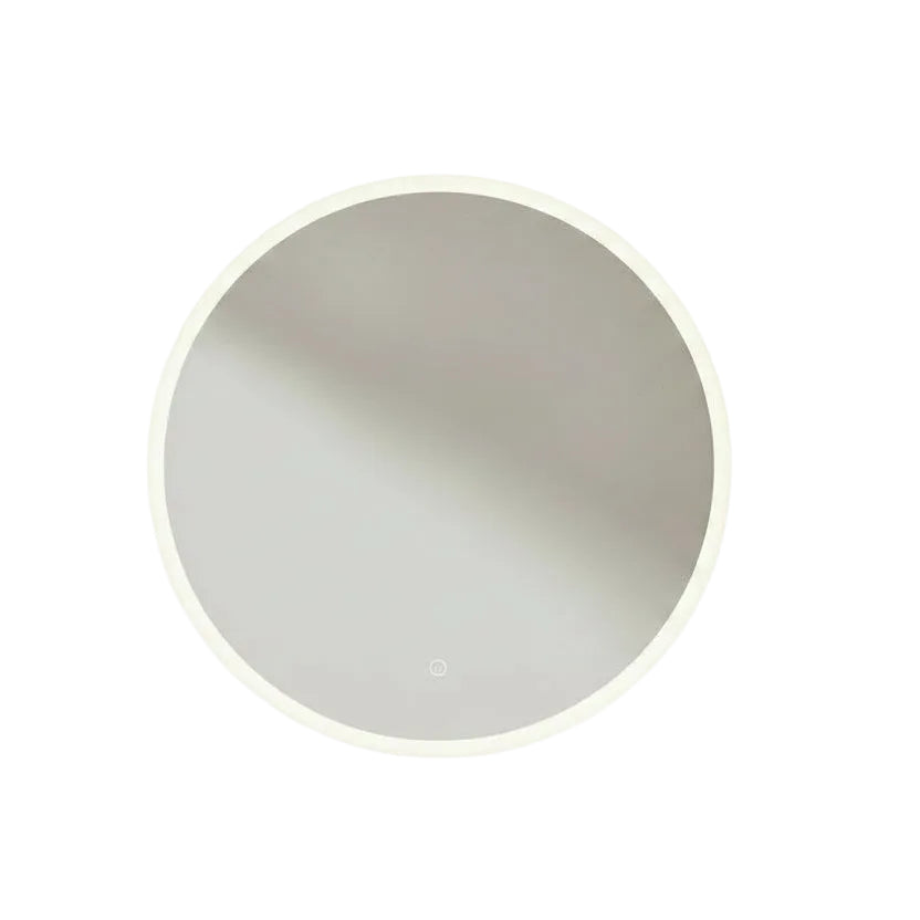 Yora circular front and back lit mirror 800mm