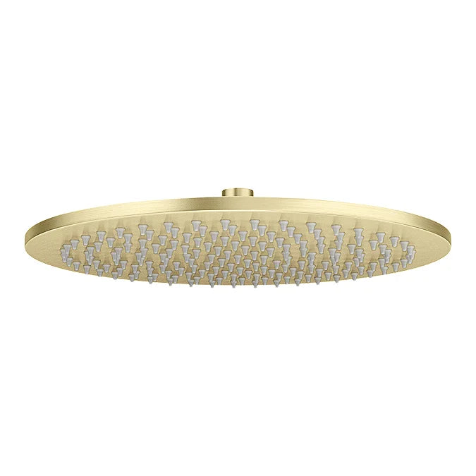 Aviro Thermostatic Shower Mixer Brushed Brass Gold