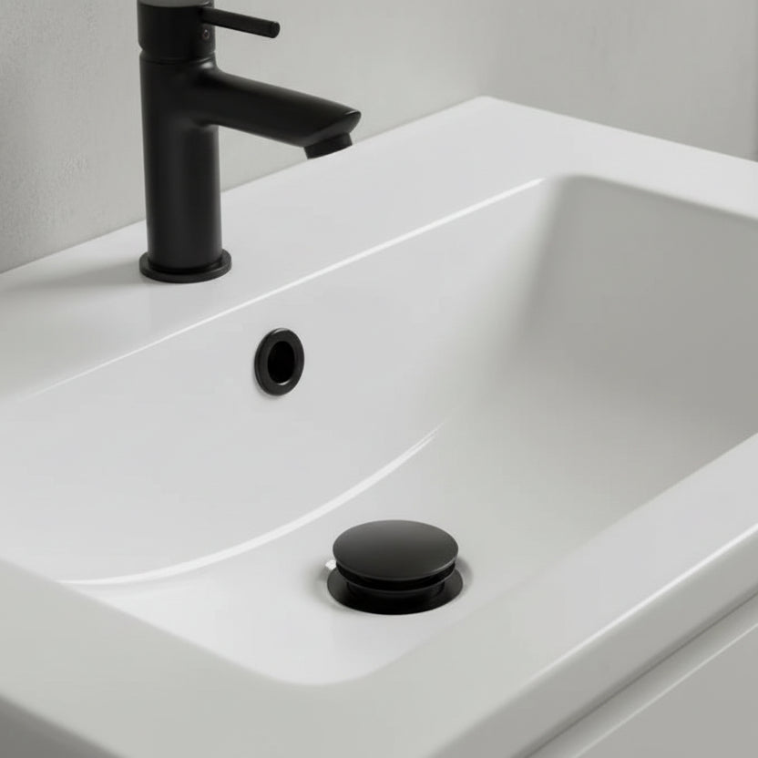 Basin Pop Up Slotted Waste matte black