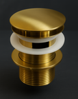 basin brass popup without hole