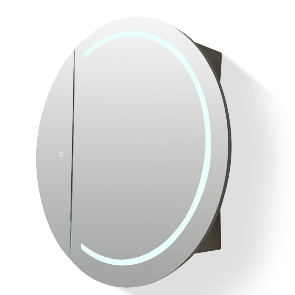 Circular led cabinet mirror