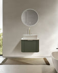 Brisa wall hung fluted vanity set 600mm X 500mm
