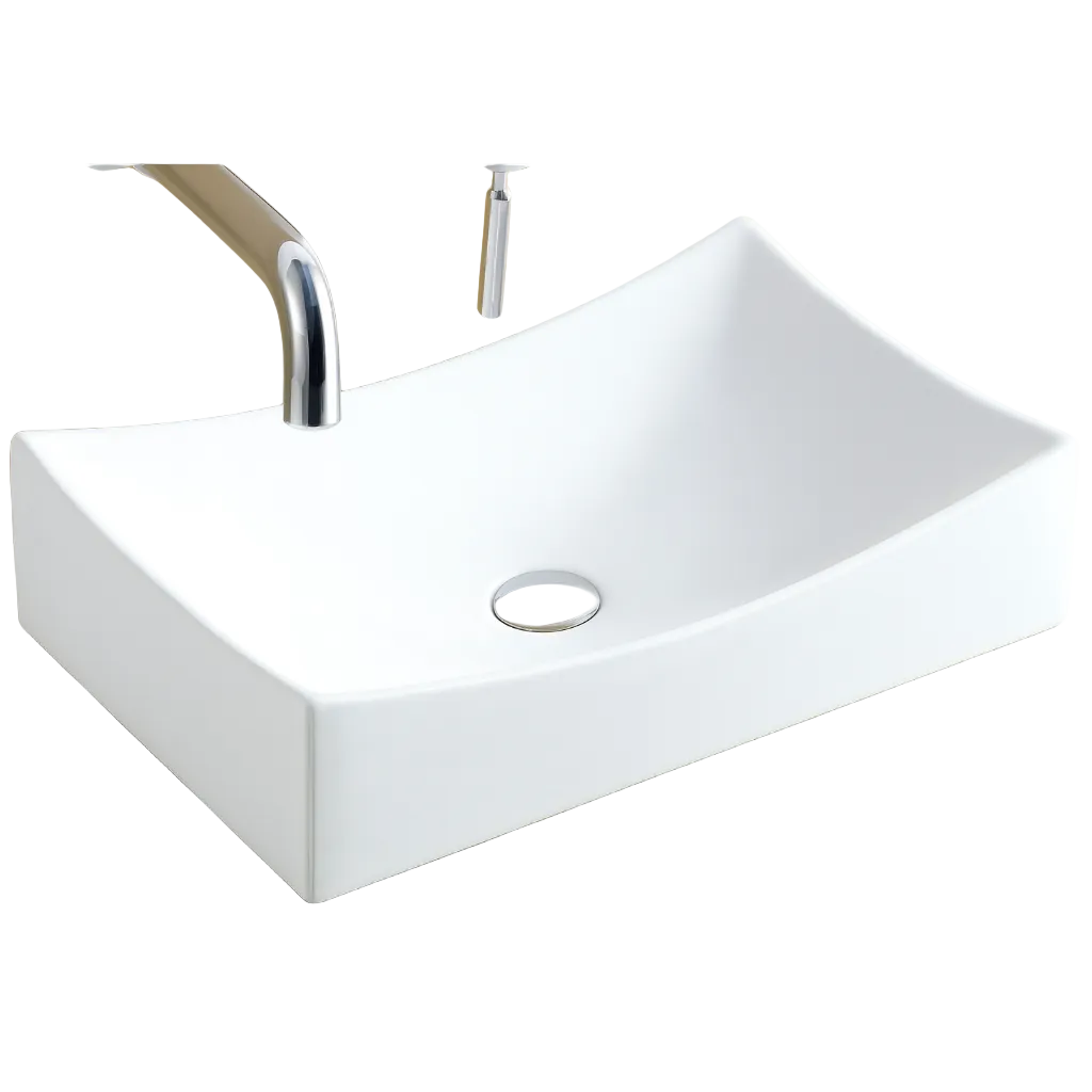 Slate Countertop Basin White 545mm
