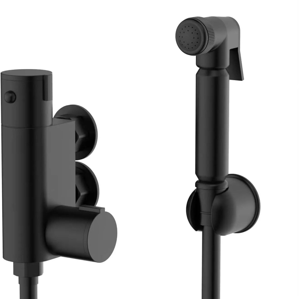Luxury Matte Black Thermostatic Douche Bidet Kit