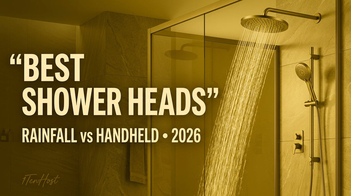 Best Shower Heads to Buy in 2026 – Rainfall vs Handheld Compared